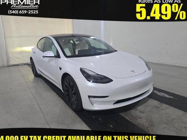 TESLA MODEL 3 2022 5YJ3E1ECXNF209293 image